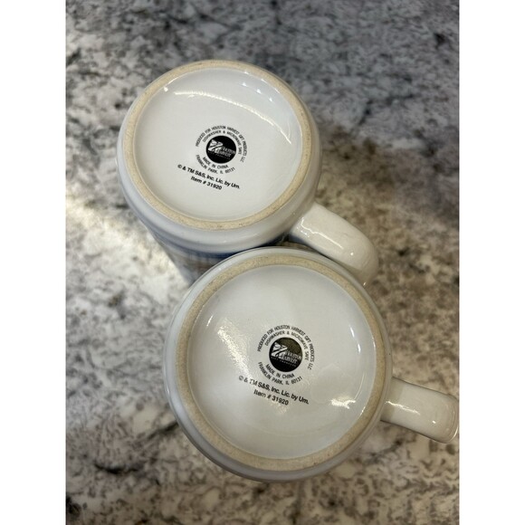 Raggedy Ann and Andy Waving Houston Harvest Cup Mug Coffee Tea Set of 2 - Picture 5 of 5